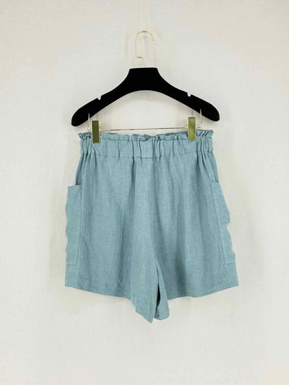 Pre - loved CASA/RAKI Pale Blue Size Large Top & Shorts Outfit at Reems Closet