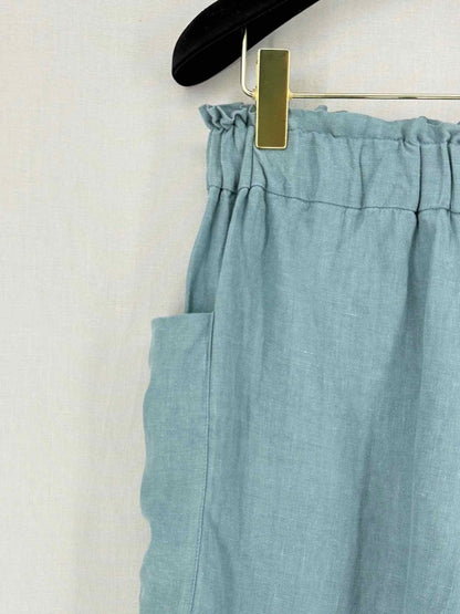 Pre - loved CASA/RAKI Pale Blue Size Large Top & Shorts Outfit at Reems Closet