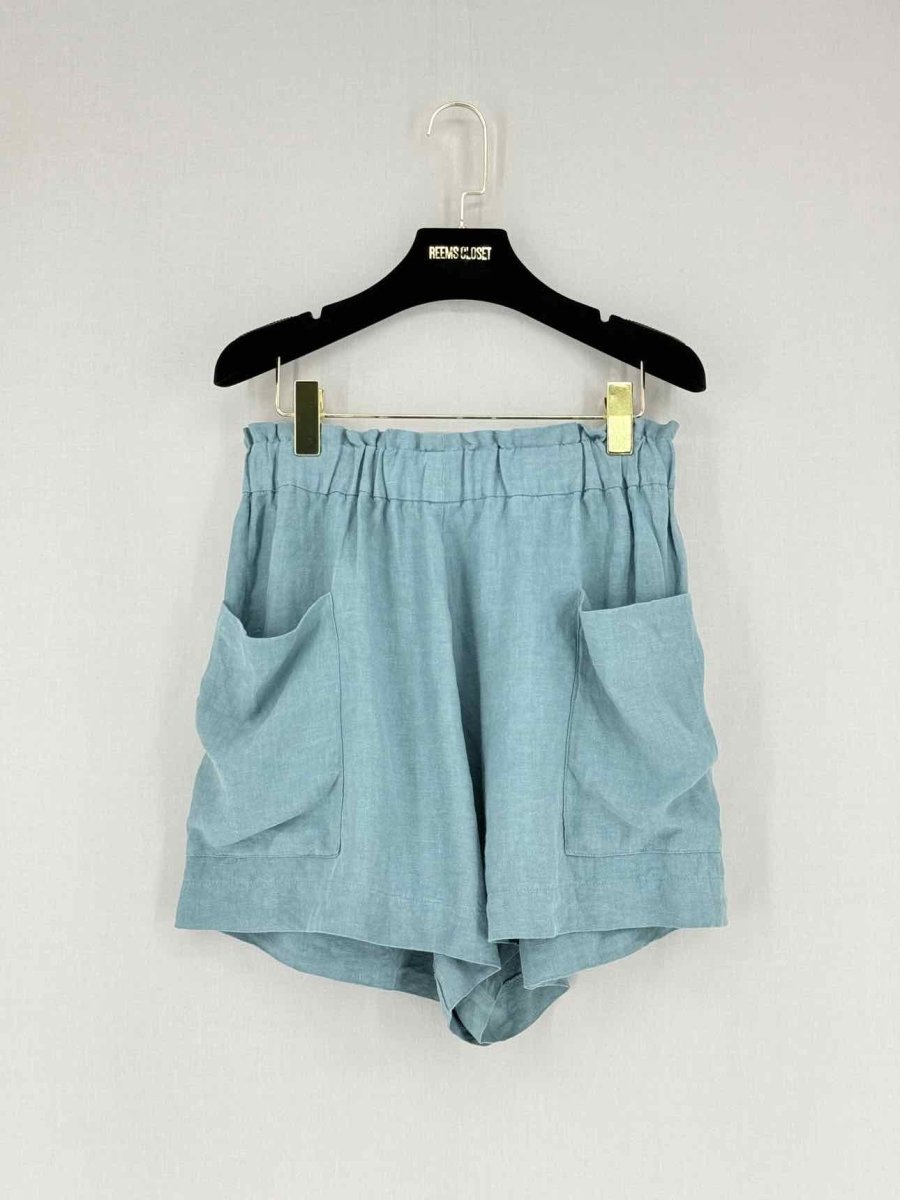 Pre - loved CASA/RAKI Pale Blue Size Large Top & Shorts Outfit at Reems Closet