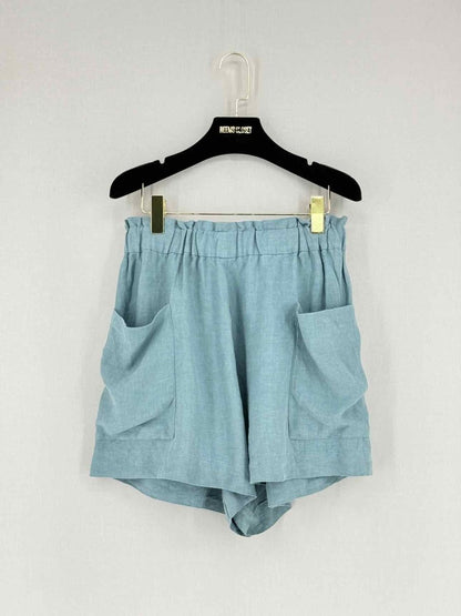 Pre - loved CASA/RAKI Pale Blue Size Large Top & Shorts Outfit at Reems Closet