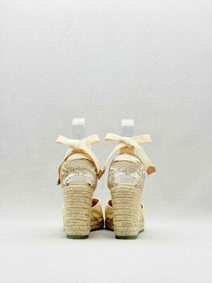 Pre - loved CASTAÑER Espadrille Beige Size EU 38 Heeled Sandals at Reems Closet