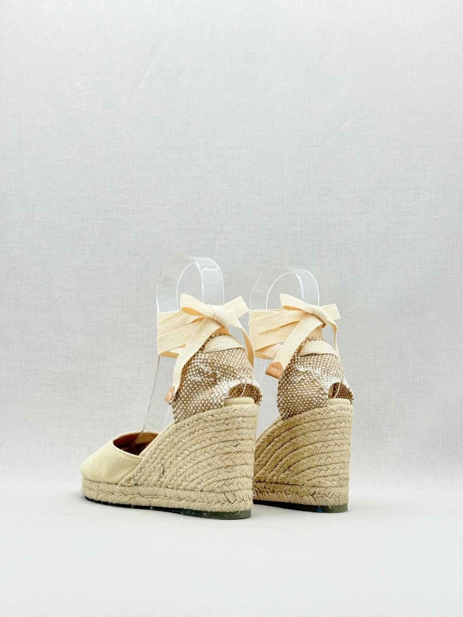 Pre - loved CASTAÑER Espadrille Beige Size EU 38 Heeled Sandals at Reems Closet