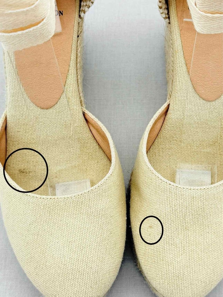 Pre - loved CASTAÑER Espadrille Beige Size EU 38 Heeled Sandals at Reems Closet