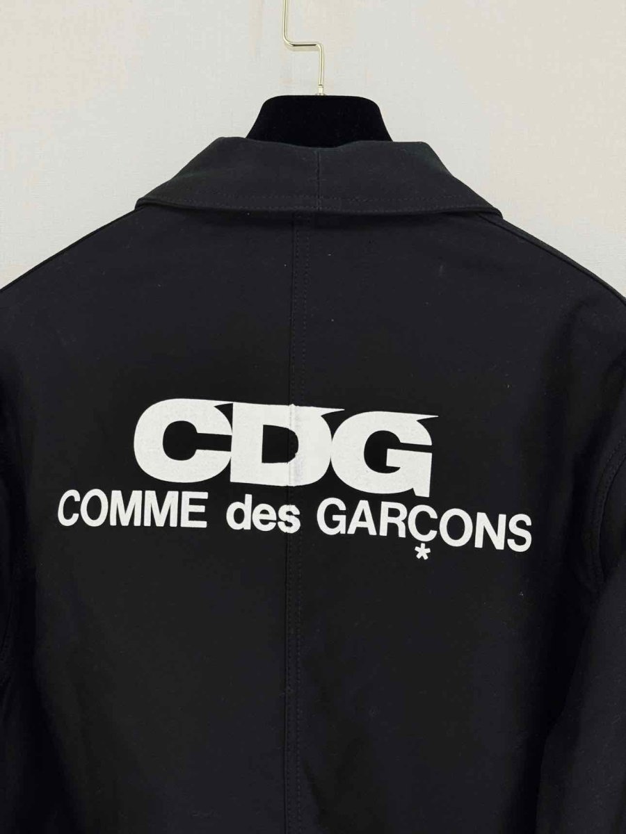 Pre-loved CDG Work Black Size Medium Jacket at Reems Closet
