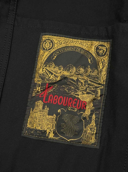 Pre-loved CDG Work Black Size Medium Jacket at Reems Closet