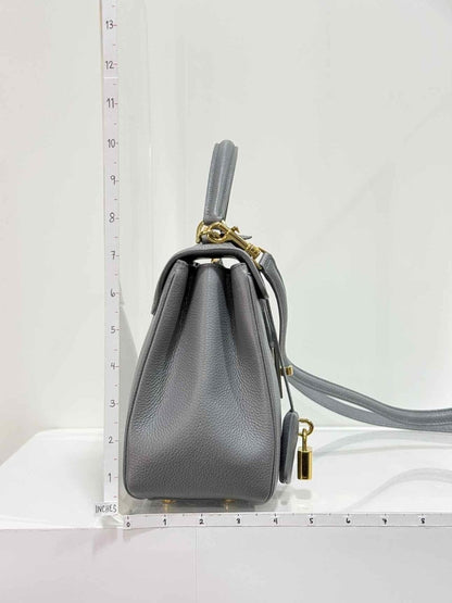Pre-loved CELINE 16 Grey Top Handle at Reems Closet