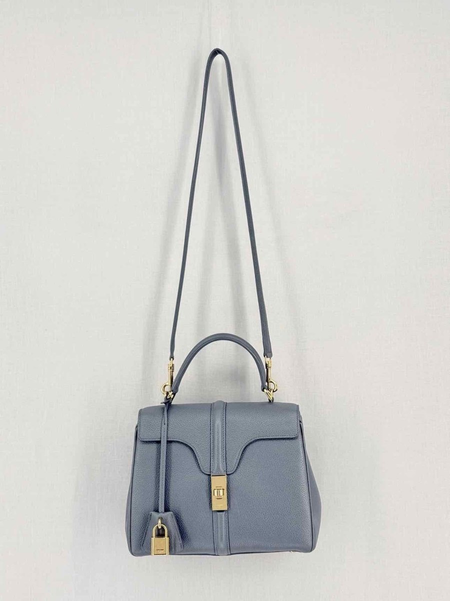 Pre-loved CELINE 16 Grey Top Handle at Reems Closet
