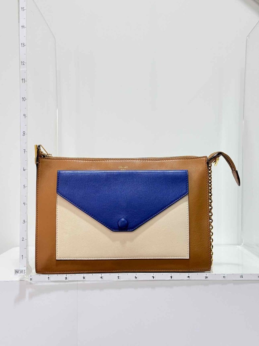 Pre - loved CELINE Beige Crossbody at Reems Closet