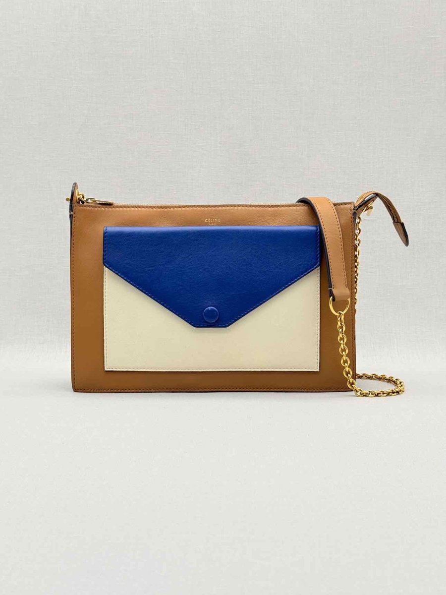 Pre - loved CELINE Beige Crossbody at Reems Closet