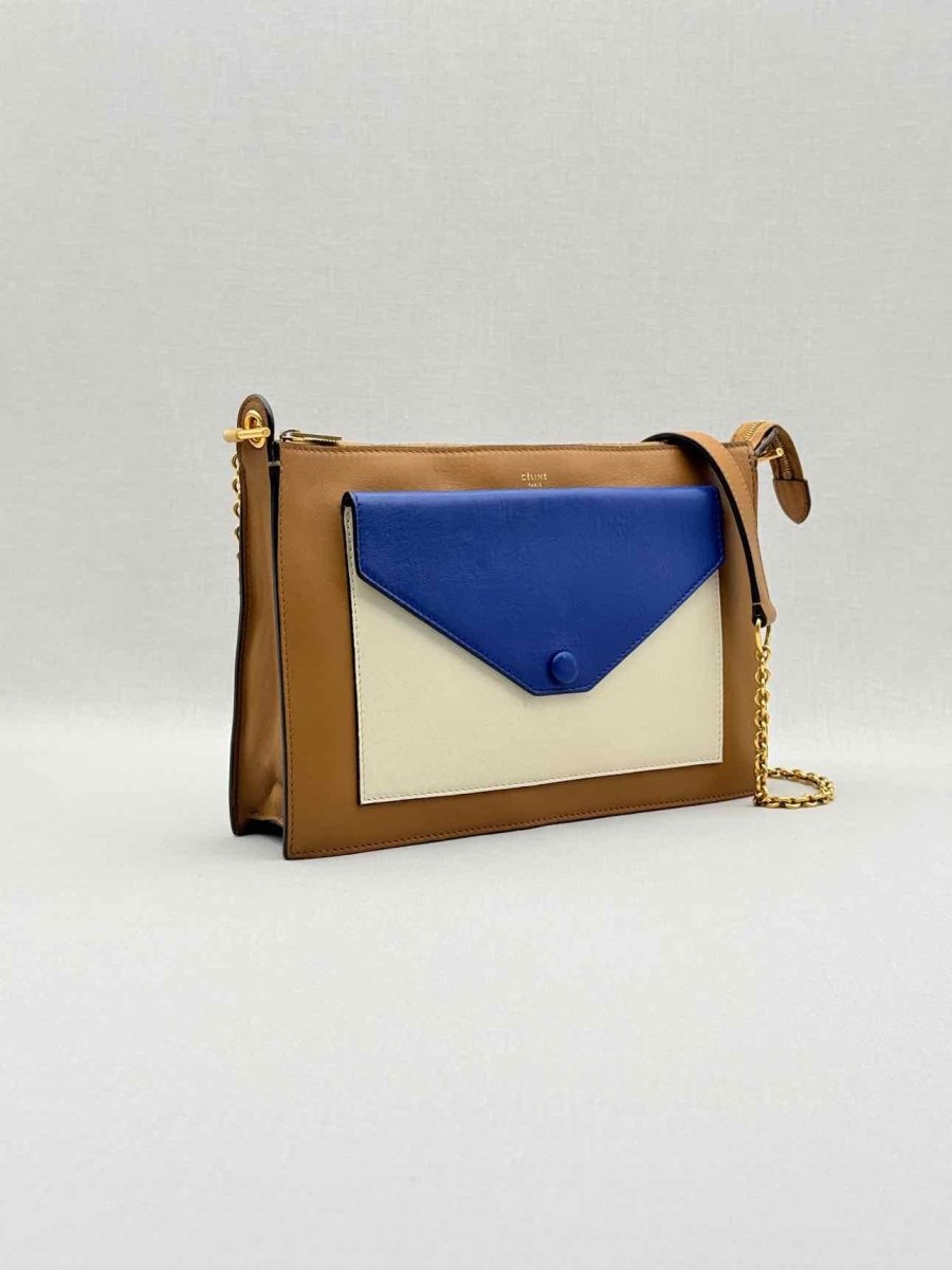 Pre - loved CELINE Beige Crossbody at Reems Closet