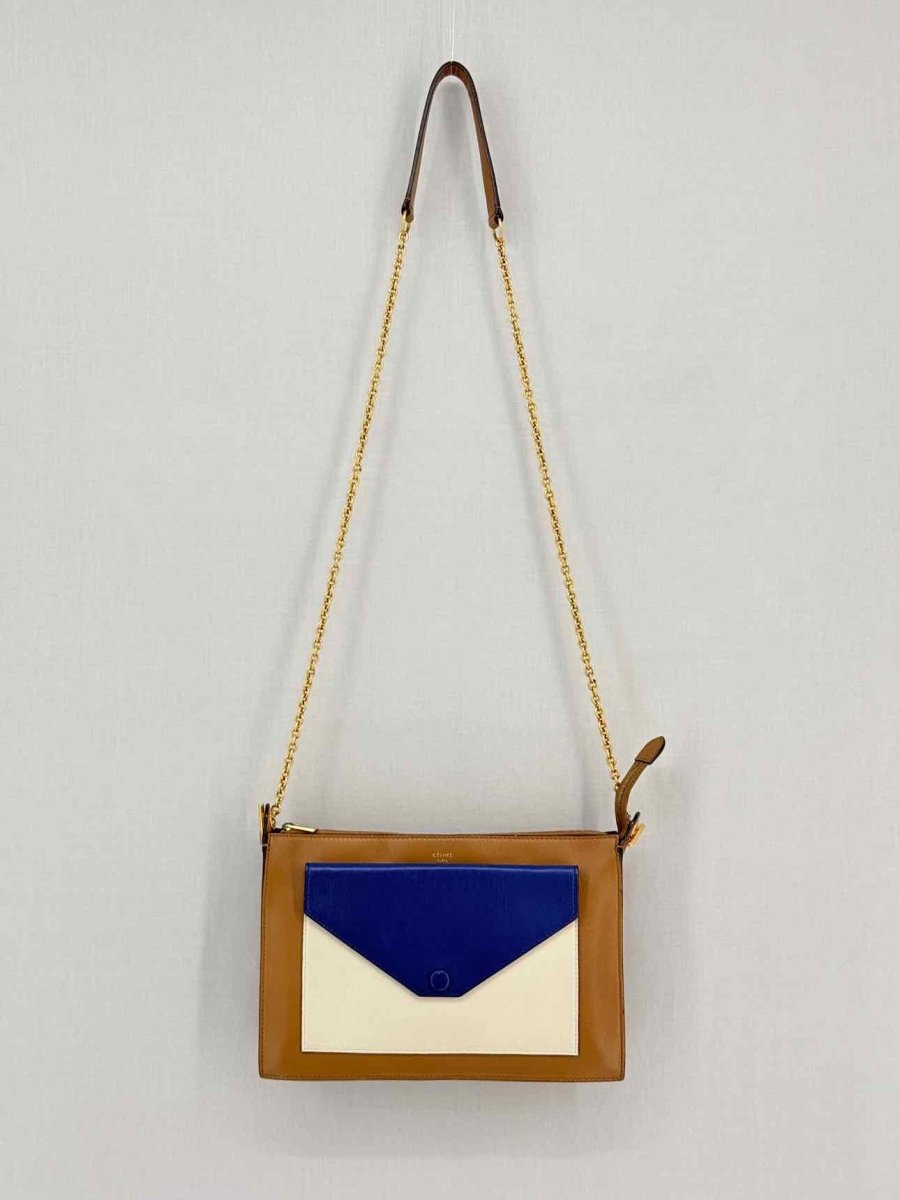 Pre - loved CELINE Beige Crossbody at Reems Closet