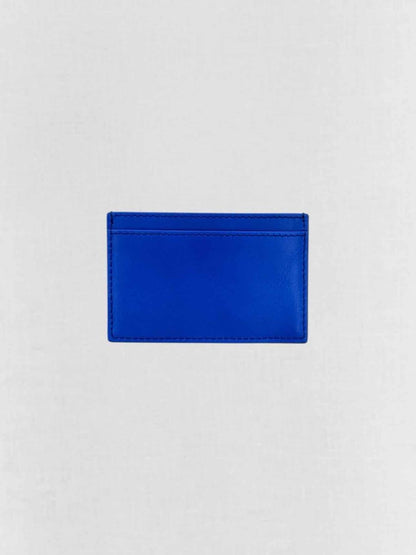 Pre - loved CELINE Blue Card Holder at Reems Closet