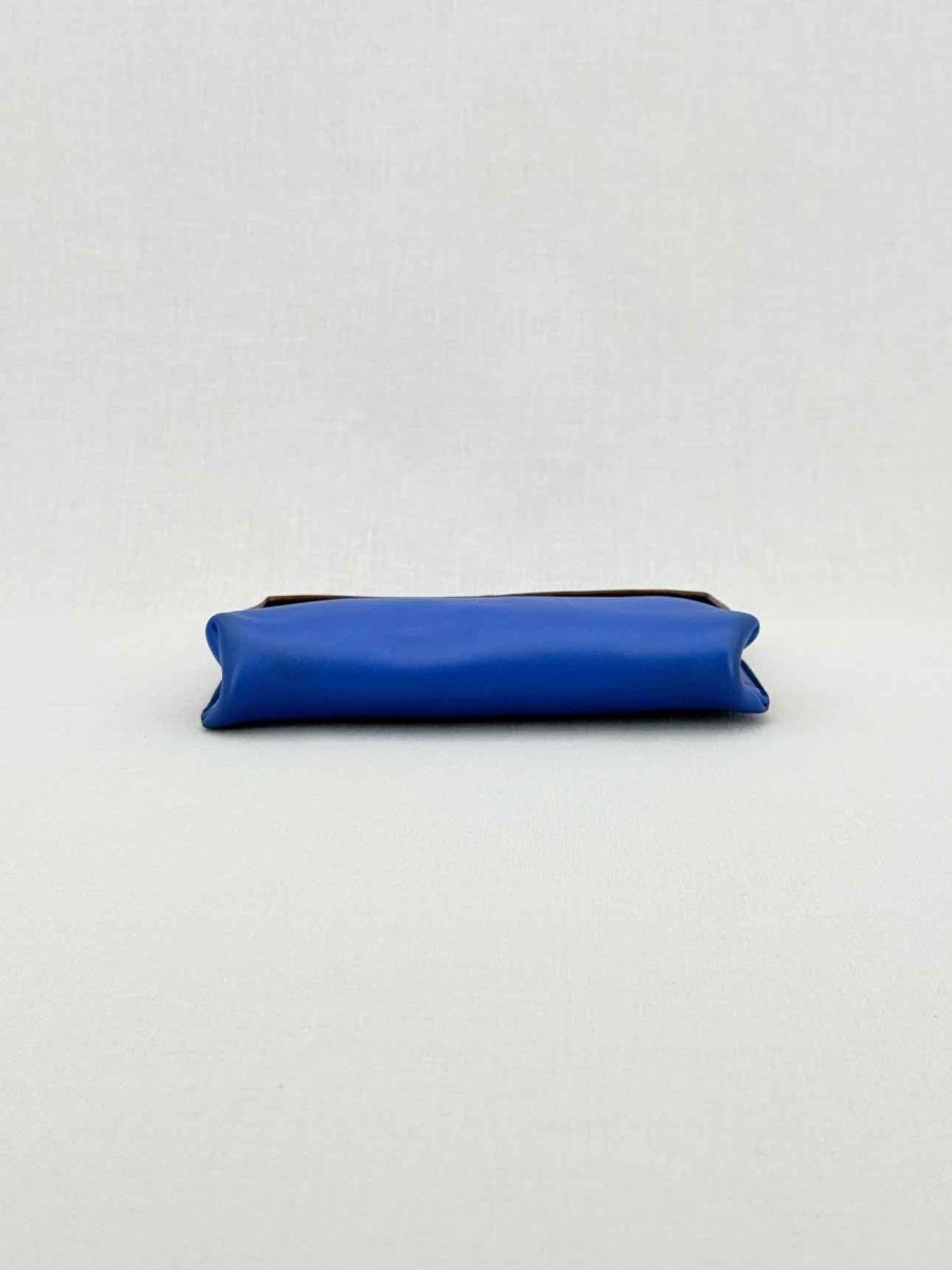 Pre - loved CELINE Blue Clutch at Reems Closet