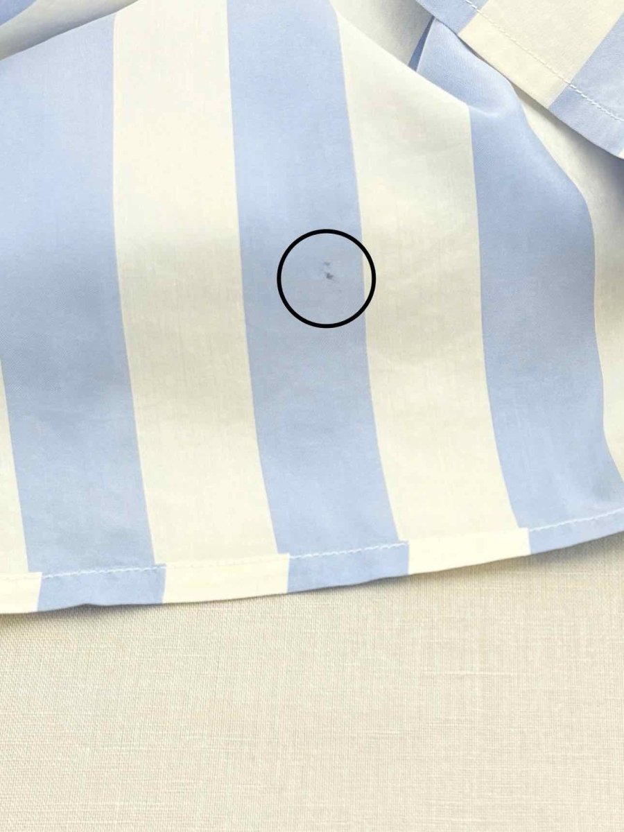 Pre - loved CELINE Blue Striped Size Medium Top at Reems Closet