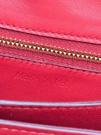 Pre - loved CELINE Box Red Crossbody at Reems Closet