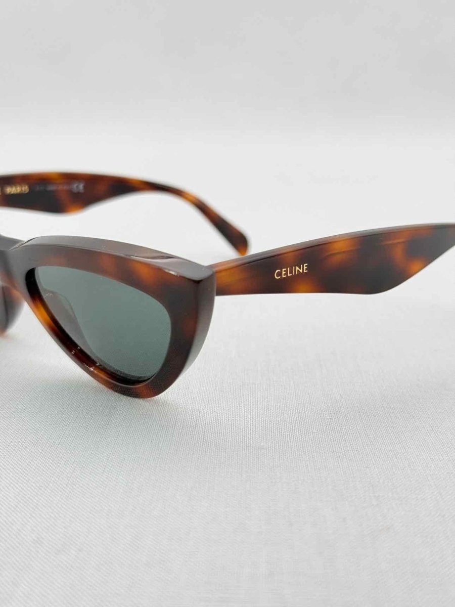 Pre - loved CELINE Brown Sunglasses at Reems Closet