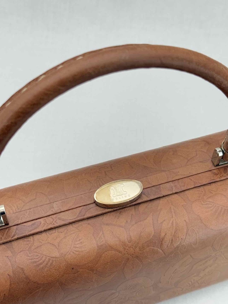 Pre - loved CELINE Brown Top Handle at Reems Closet