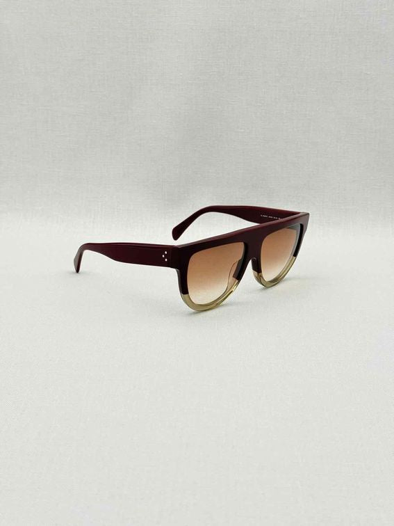 Pre-loved CELINE Burgundy Sunglasses at Reems Closet