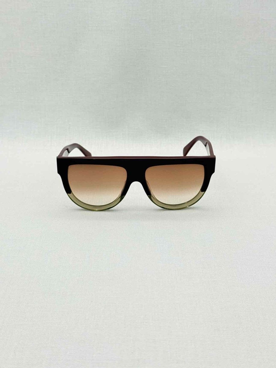 Pre-loved CELINE Burgundy Sunglasses at Reems Closet