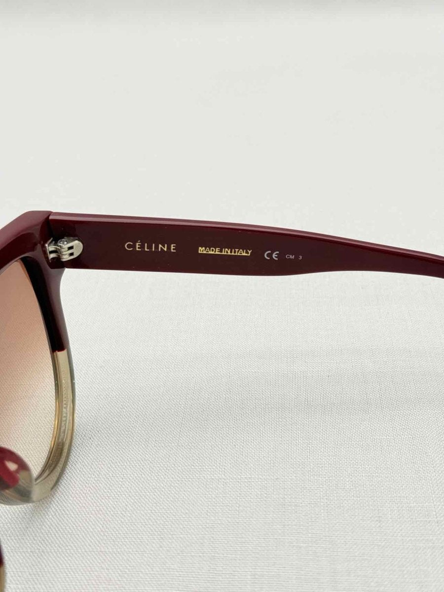 Pre-loved CELINE Burgundy Sunglasses at Reems Closet