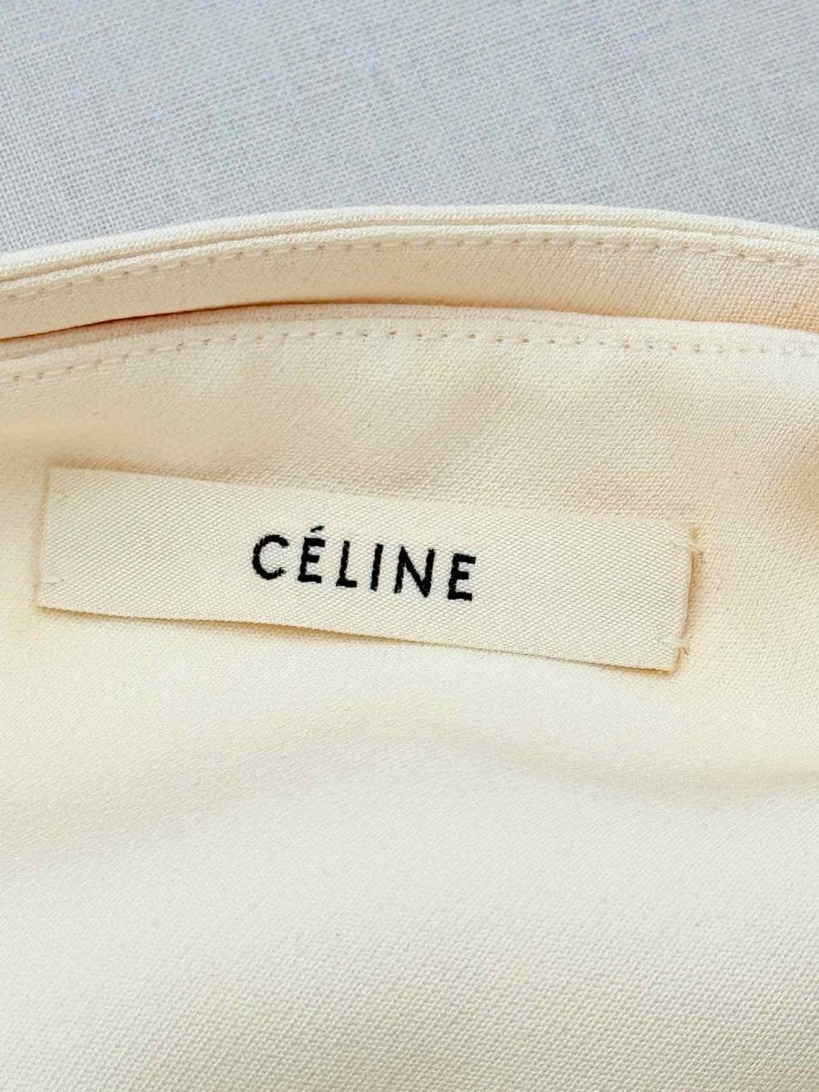 Pre - loved CELINE Cream Size US 2 Short Dress at Reems Closet