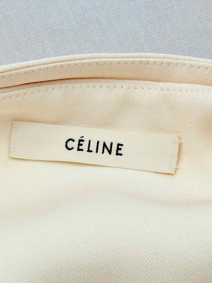 Pre - loved CELINE Cream Size US 2 Short Dress at Reems Closet