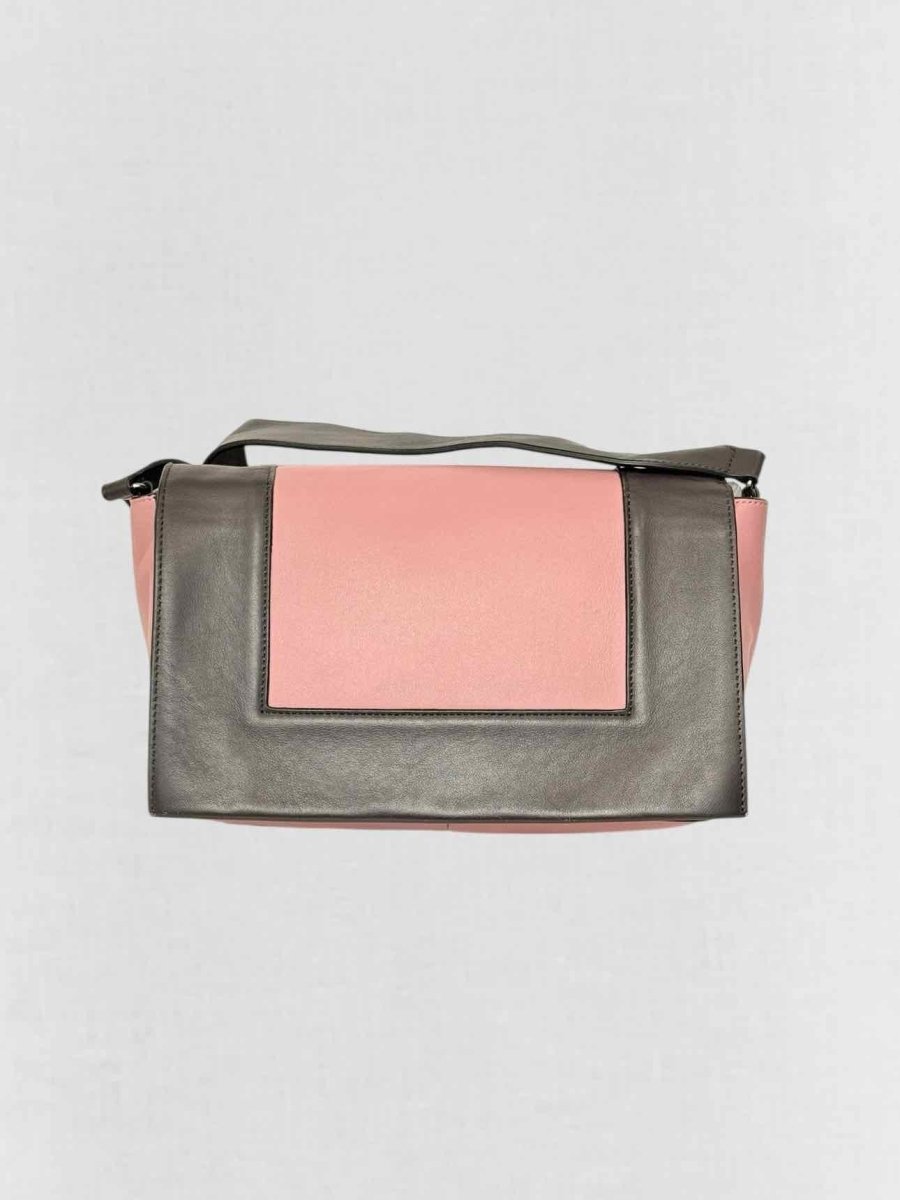 Pre - loved CELINE Grey & Pink Crossbody at Reems Closet