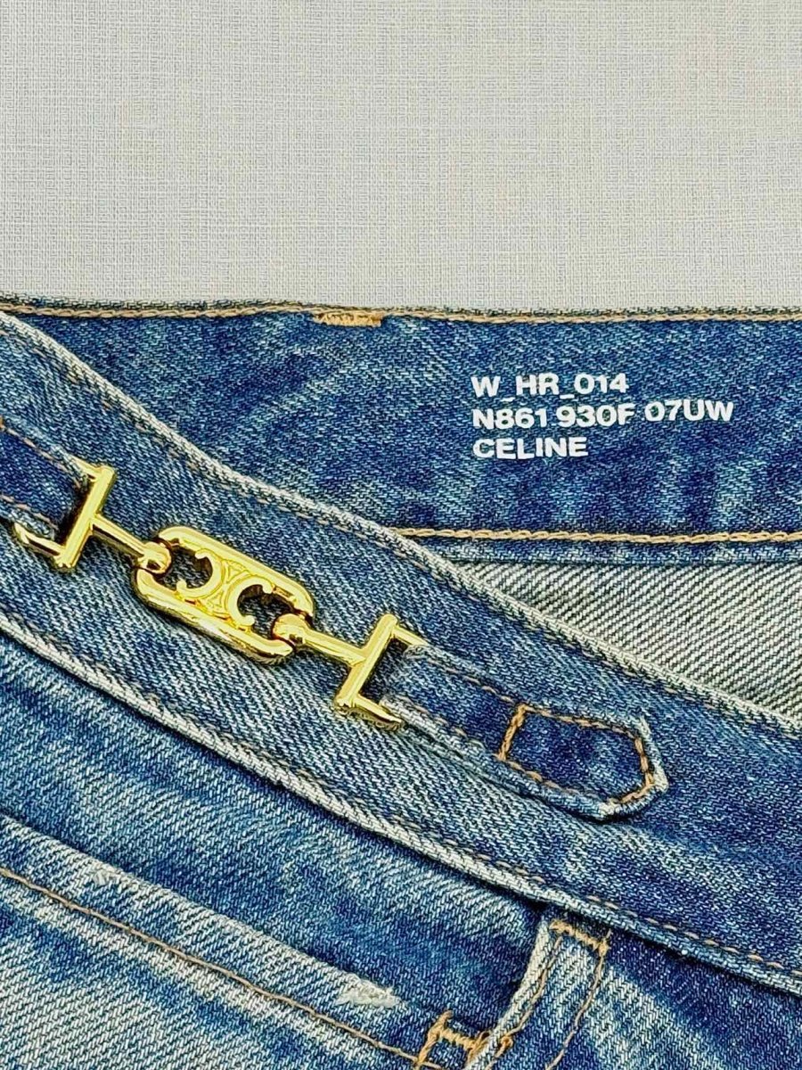 Pre - loved CELINE Margaret Blue Size 29 Jeans at Reems Closet