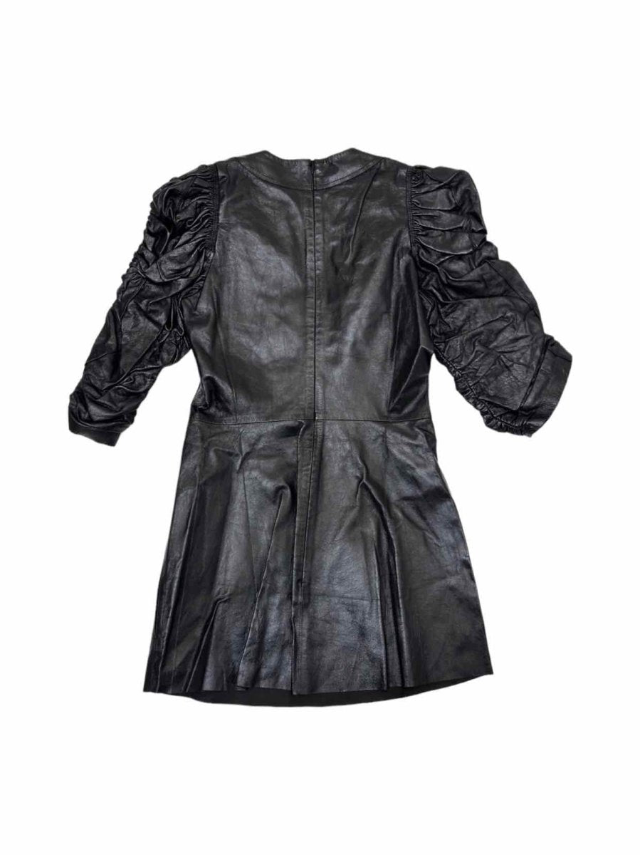 Pre - loved CELINE Mini Black Ruched Mini Dress at Reems Closet