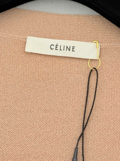 Pre-loved CELINE Nude Size Small Cardigan at Reems Closet