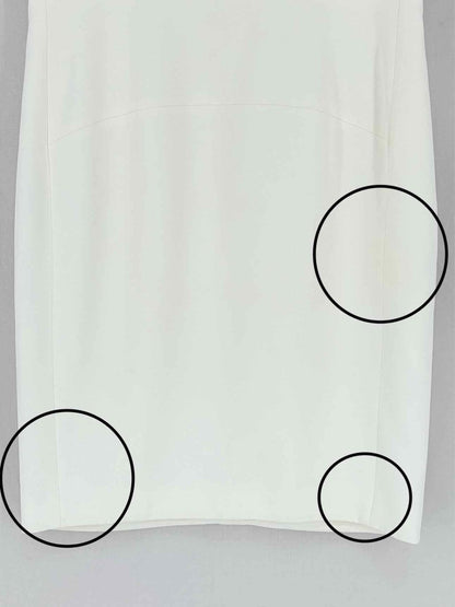 Pre - loved CELINE Off - white Size Medium Short Dress at Reems Closet