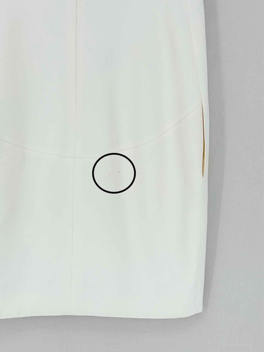 Pre - loved CELINE Off - white Size Medium Short Dress at Reems Closet