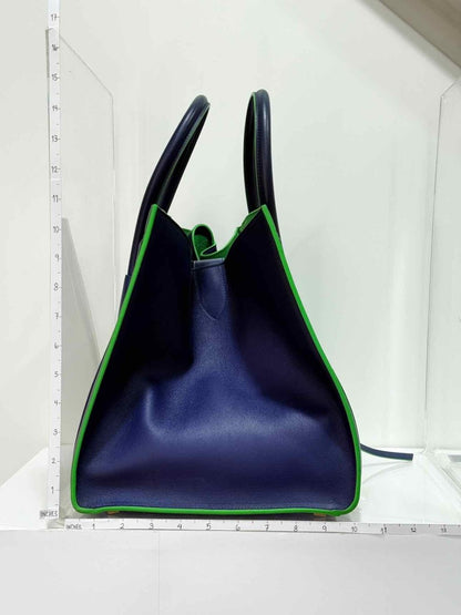 Pre - loved CELINE Phantom Luggage Navy Blue Tote Bag at Reems Closet