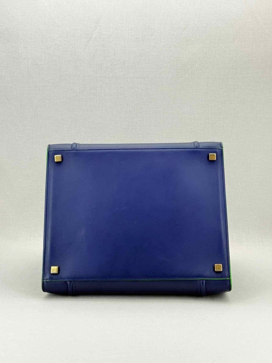 Pre - loved CELINE Phantom Luggage Navy Blue Tote Bag at Reems Closet
