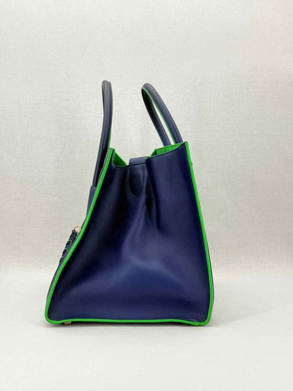 Pre - loved CELINE Phantom Luggage Navy Blue Tote Bag at Reems Closet