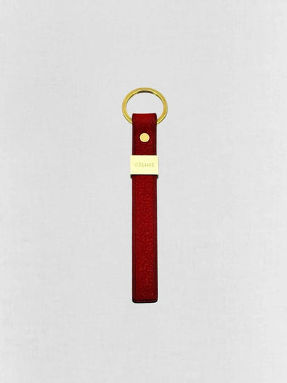 Pre - loved CELINE Red Key Chain at Reems Closet