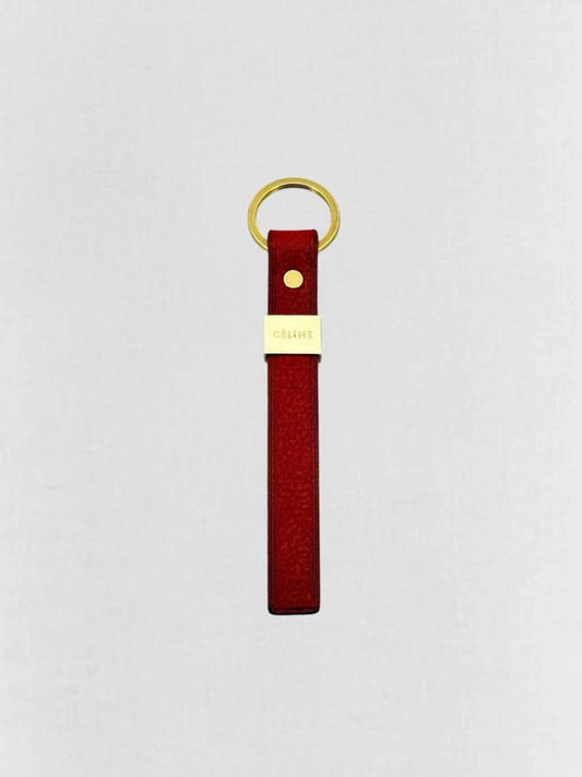 Pre - loved CELINE Red Key Chain at Reems Closet