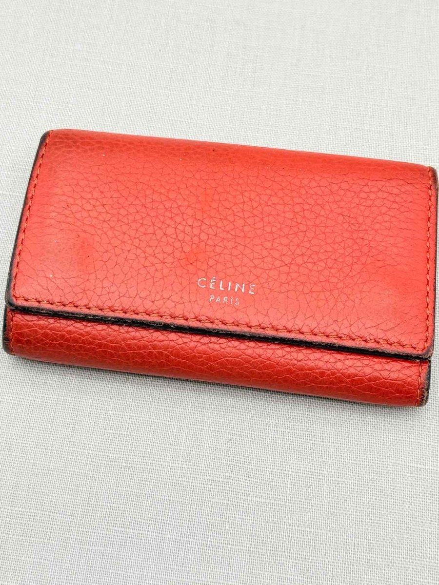 Pre - loved CELINE Red Key Chain at Reems Closet