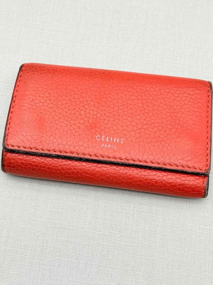 Pre - loved CELINE Red Key Chain at Reems Closet