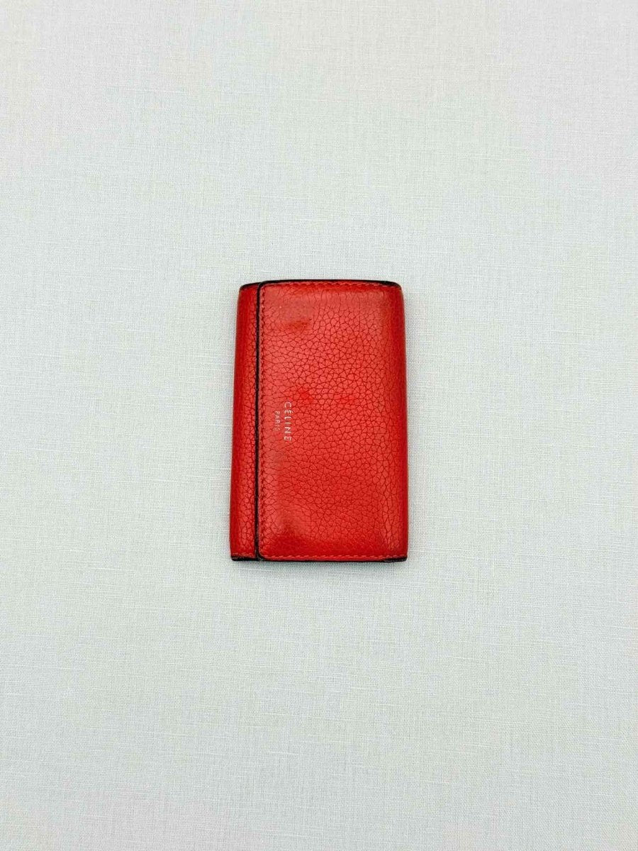 Pre - loved CELINE Red Key Chain at Reems Closet