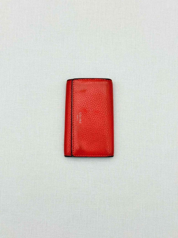 Pre - loved CELINE Red Key Chain at Reems Closet