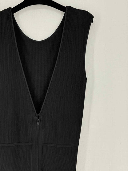 Pre - loved CELINE Stretch Black Size US 6 Knee Length Dress at Reems Closet