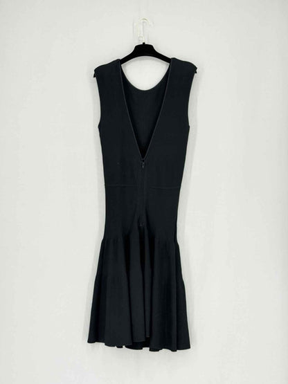Pre - loved CELINE Stretch Black Size US 6 Knee Length Dress at Reems Closet