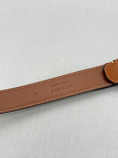 Pre - loved CELINE Tan Belt at Reems Closet