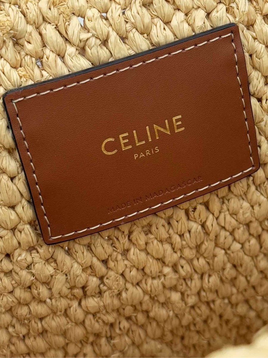 Pre - loved CELINE Thais Tan Top Handle at Reems Closet
