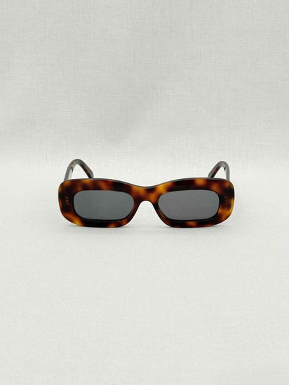Pre - loved CELINE Tortoise Brown Sunglasses at Reems Closet