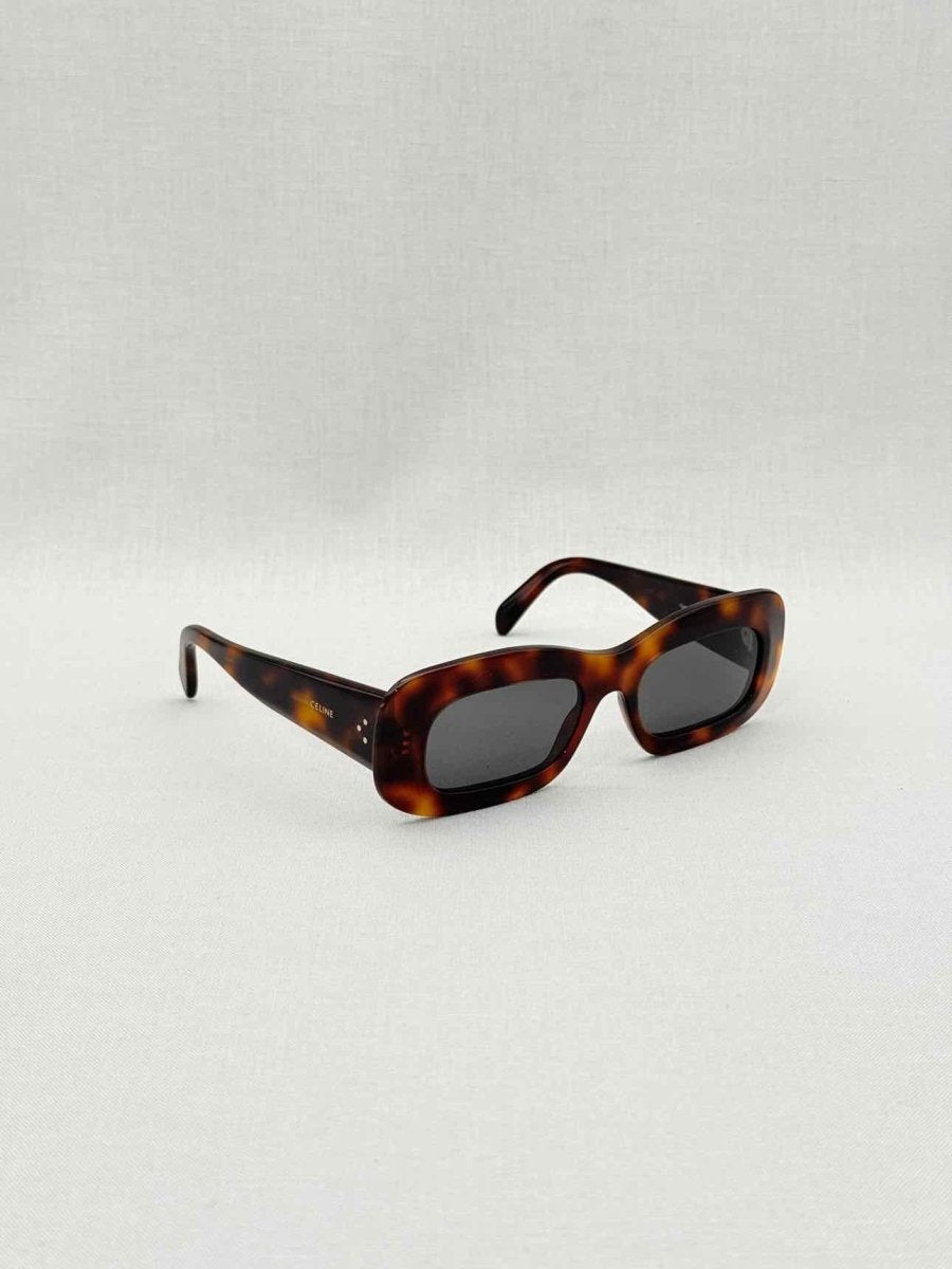Pre - loved CELINE Tortoise Brown Sunglasses at Reems Closet