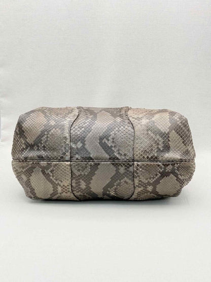 Pre-loved CELINE Vintage Brown & Grey Top Handle at Reems Closet