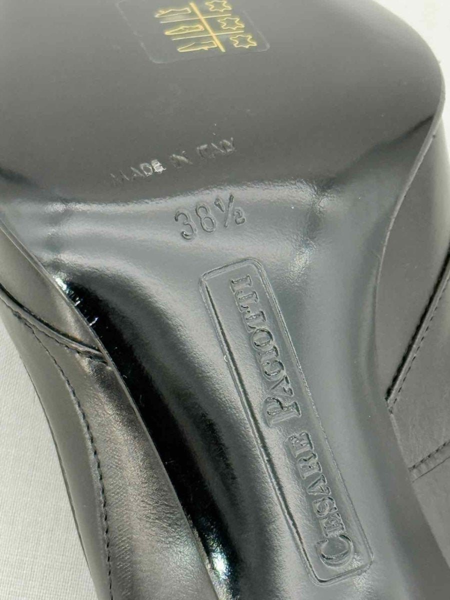 Pre - loved CESARE PACIOTTI Black Size EU 38.5 Pumps at Reems Closet