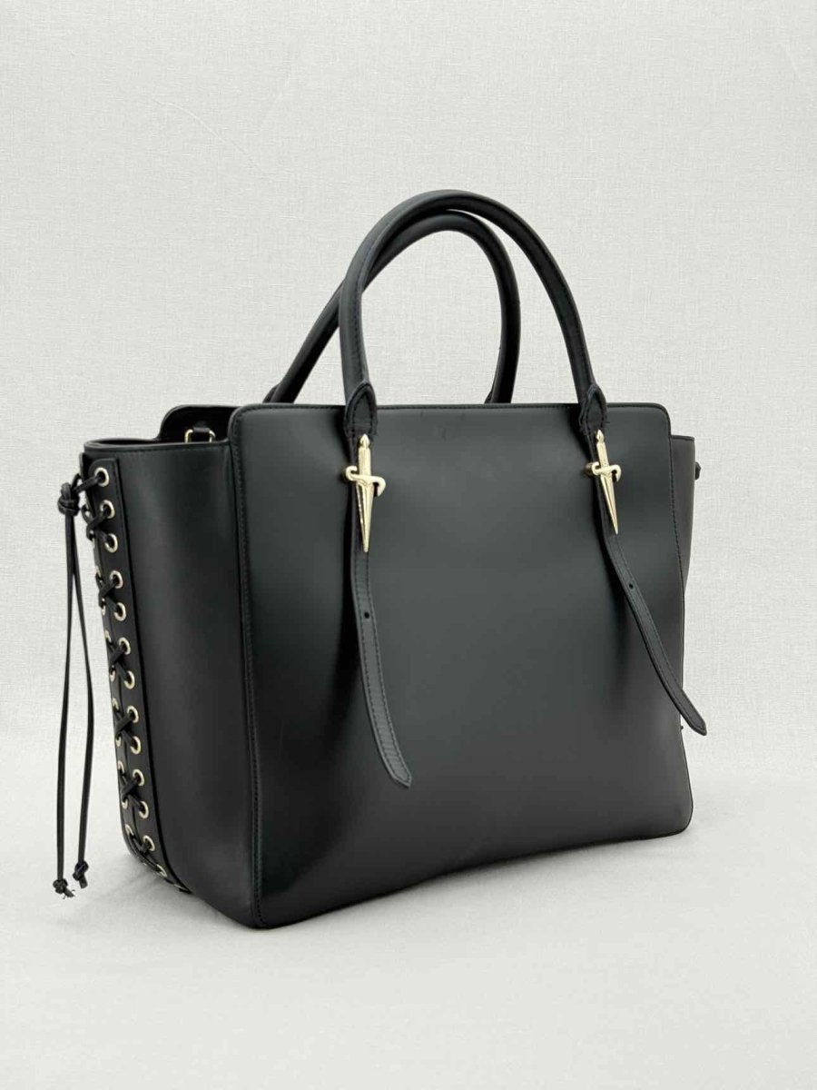 Pre - loved CESARE PACIOTTI Black Tote Bag at Reems Closet